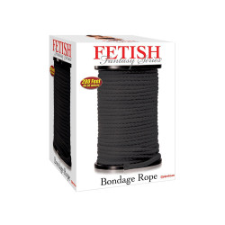 Fetish Fantasy Series Corde Bondage 7mm x 61 mètres Noir